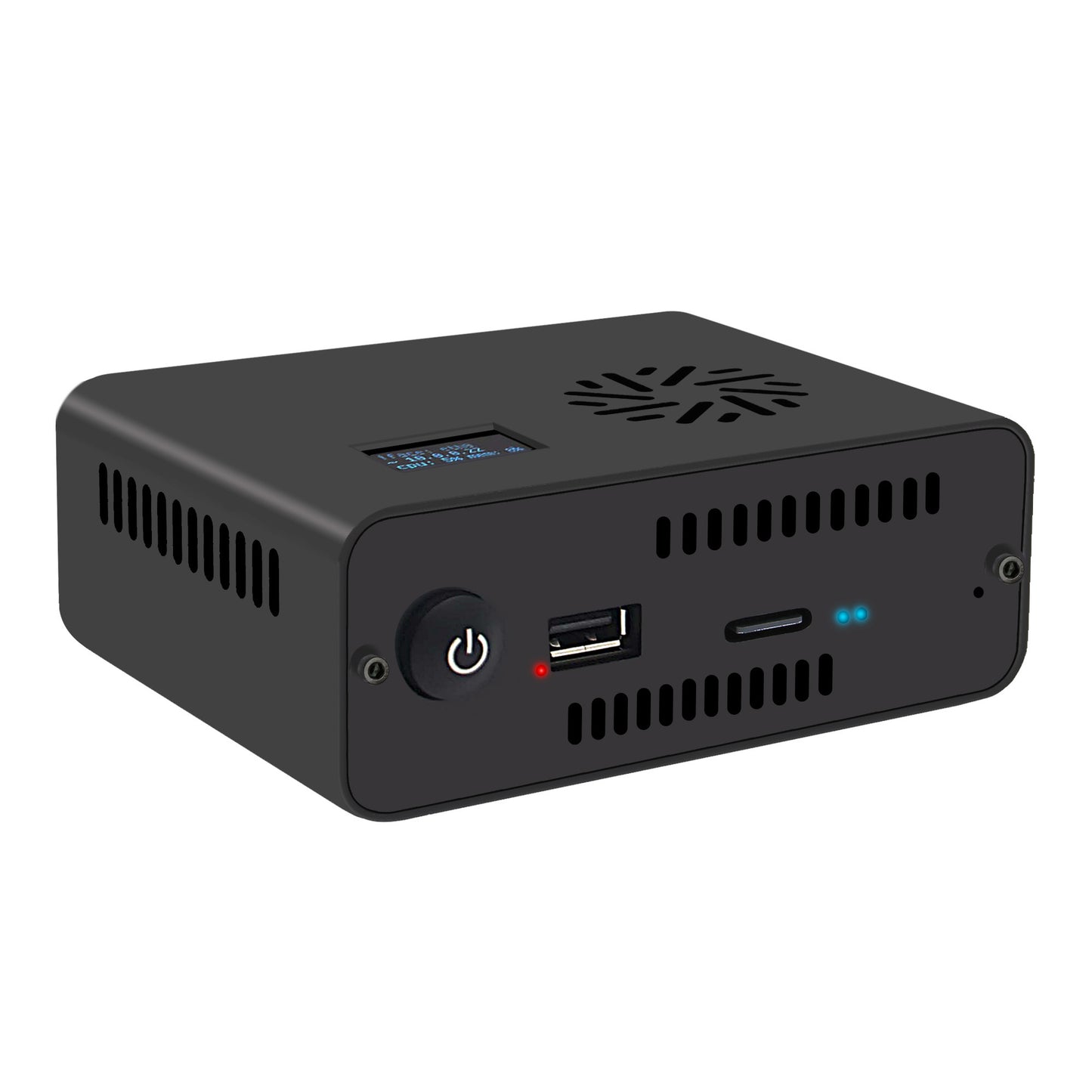 Geekworm NASPi CM4-M2 SATA&NVMe SSD NAS Kit for Raspberry Pi Compute Module 4