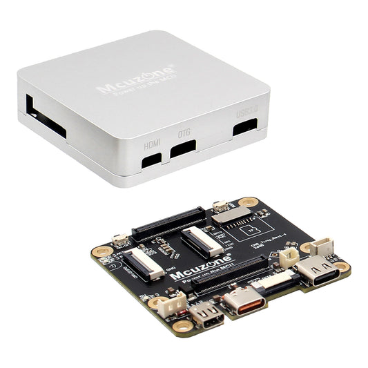 CM5-Tiny Carrier Board with CNC Aluminum Case Kit for Raspberry Pi Compute Module 5 CM5