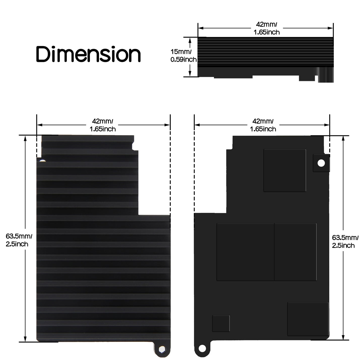 Raspberry Pi 5 Passive Cooler (H509)