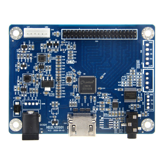 Geekworm HDMI to LVDS Adapter Board with Cable|HDMI Input to TTL RGB or LVDS Output