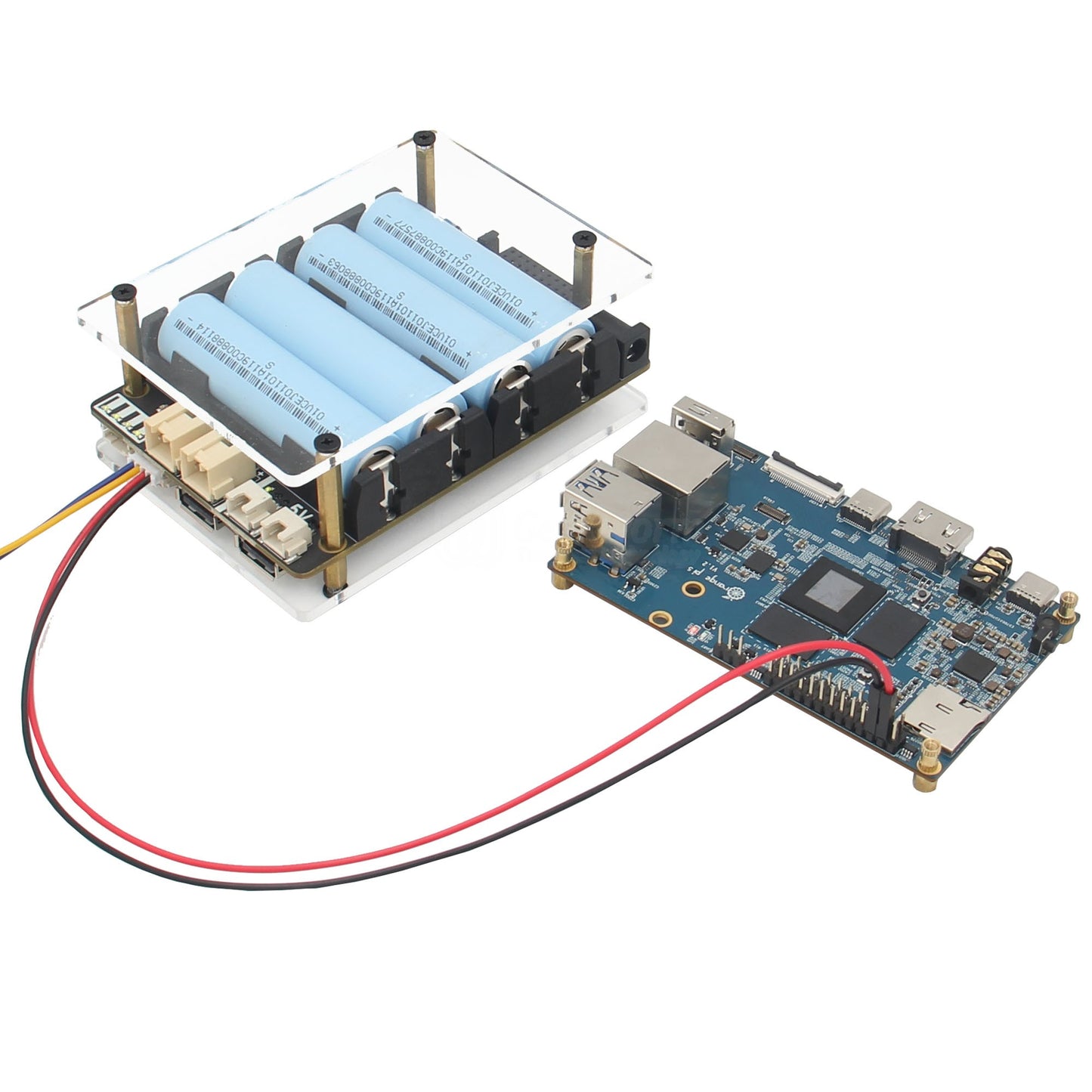 Geekworm X-UPS1 12V/5V Dual Output Universal SBC Stackable UPS Shield
