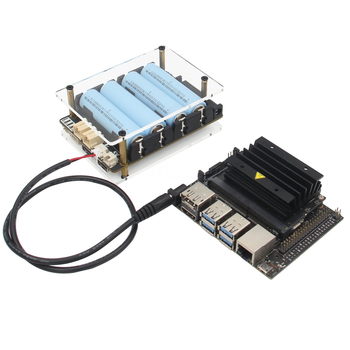 Geekworm X-UPS1 12V/5V Dual Output Universal SBC Stackable UPS Shield
