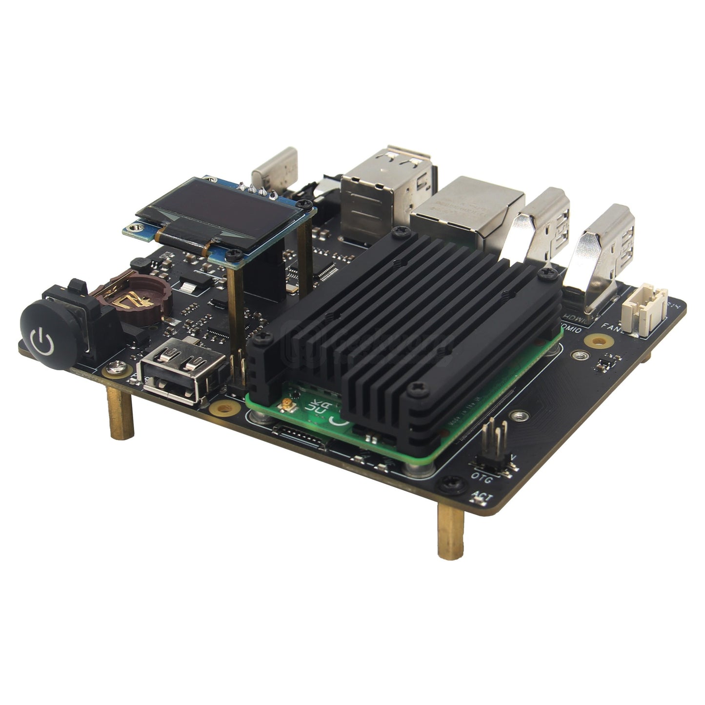 Geekworm X515 M2 SATA&NVMe SSD Expansion Board for Raspberry Pi Compute Module 4