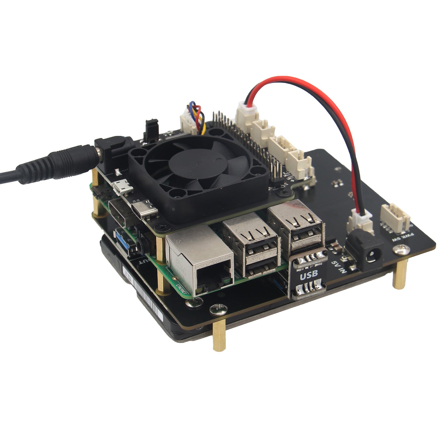 Raspberry Pi 3B+/3B X820 V3.0 USB 3.0 2.5" SATA HDD/SSD Storage Expansion Board