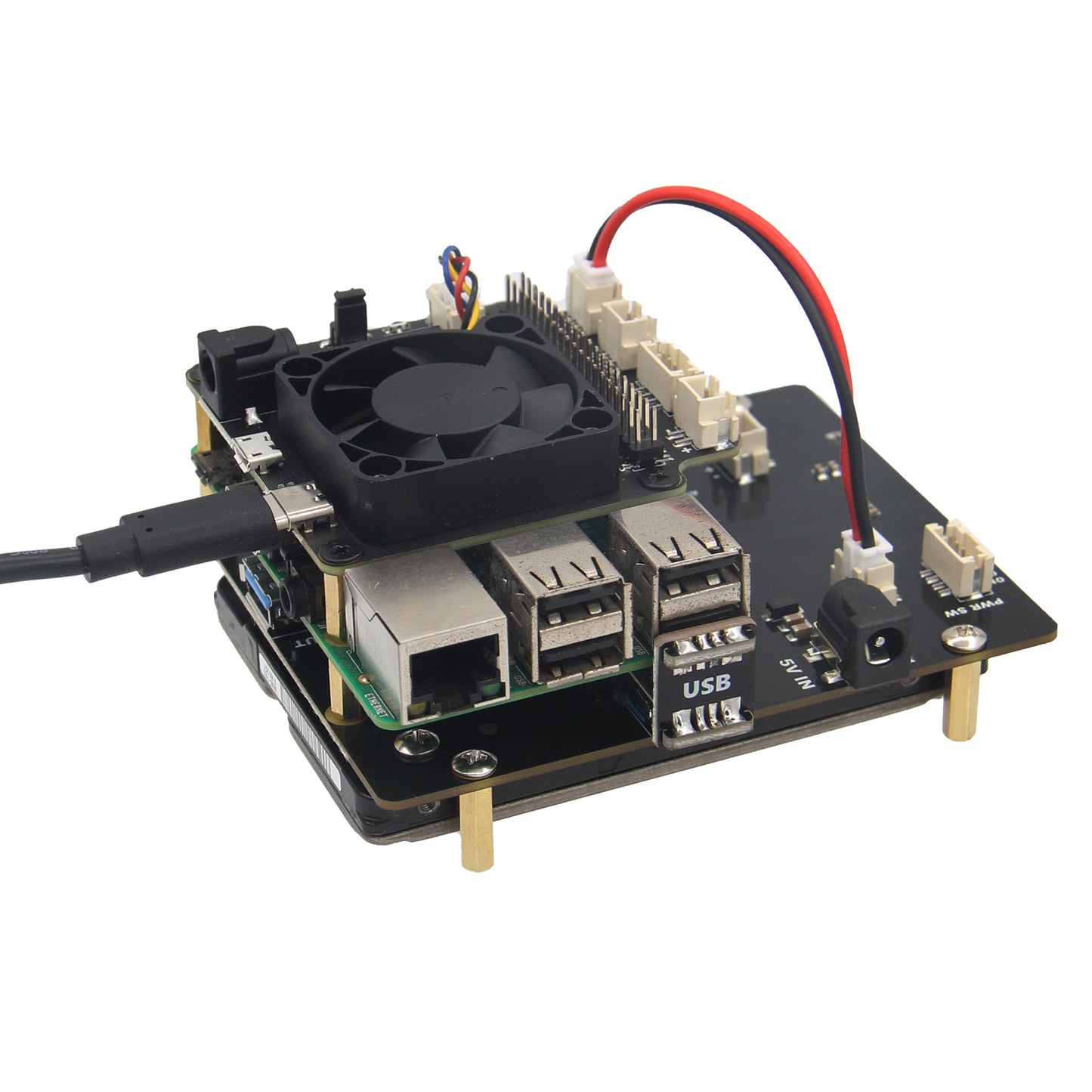 Raspberry Pi 3B+/3B X820 V3.0 USB 3.0 2.5" SATA HDD/SSD Storage Expansion Board