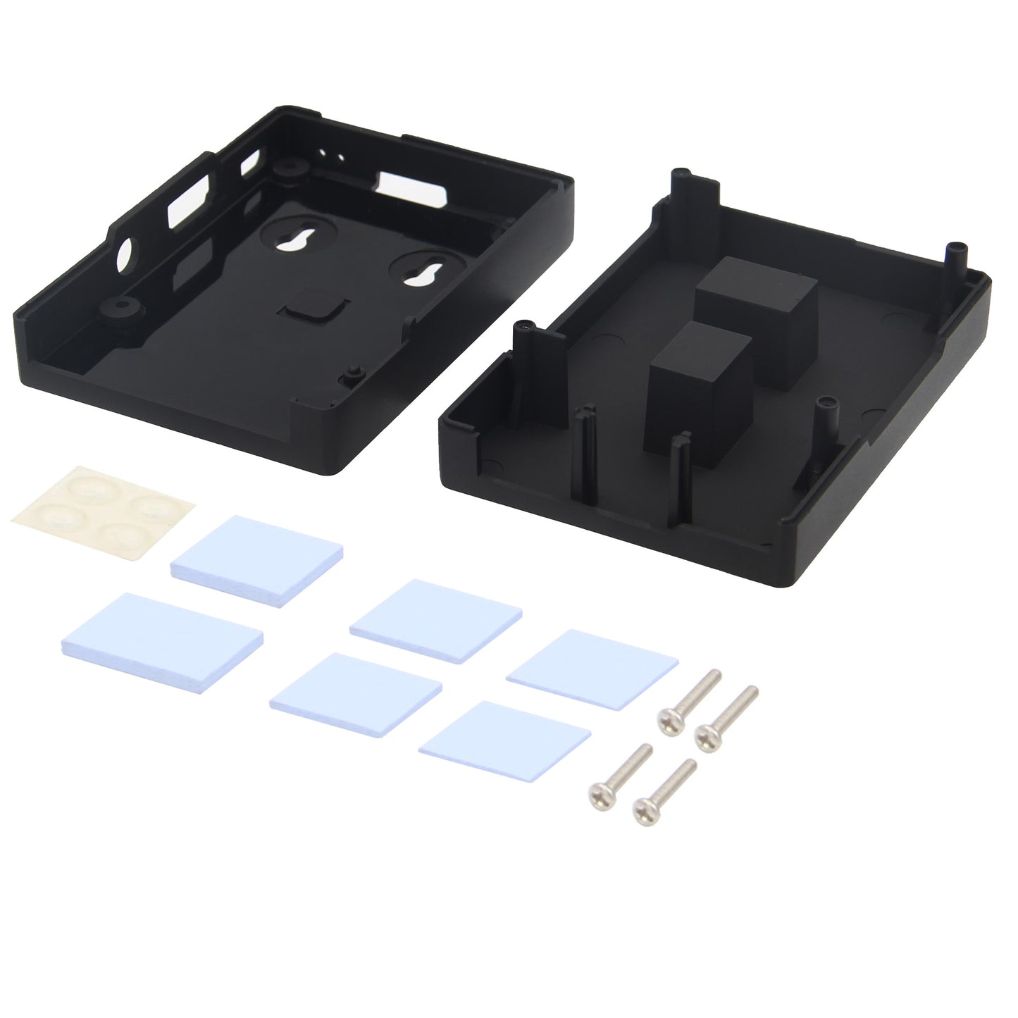 Geekworm Aluminum Alloy Case for Raspberry Pi 3B+/3B / Libre Computer Board AMl-S905X-CC/ALL-H3-CC/ROC-RK3328-CC(P170-B)