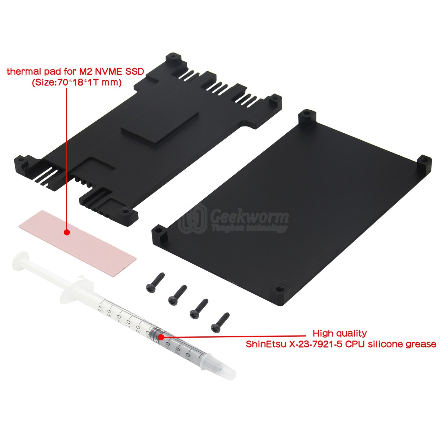 Geekworm Aluminum Alloy Passive Cooling Case for LattePanda 3 Delta