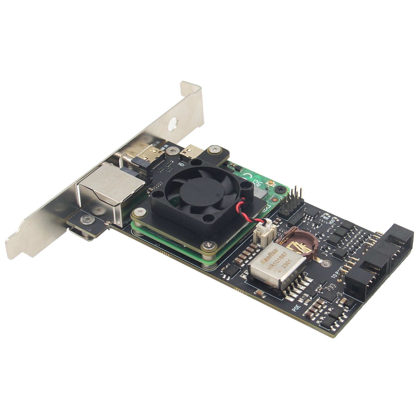 Geekworm X652 V1.0 Open Source KVM Over IP Kit PCI Express Card Version NVMe SSD Supported for Raspberry Pi CM4