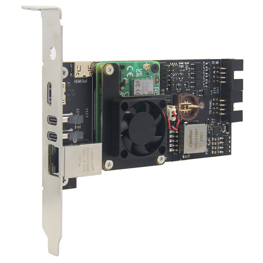 Geekworm X652 V1.0 Open Source KVM Over IP Kit PCI Express Card Version NVMe SSD Supported for Raspberry Pi CM4
