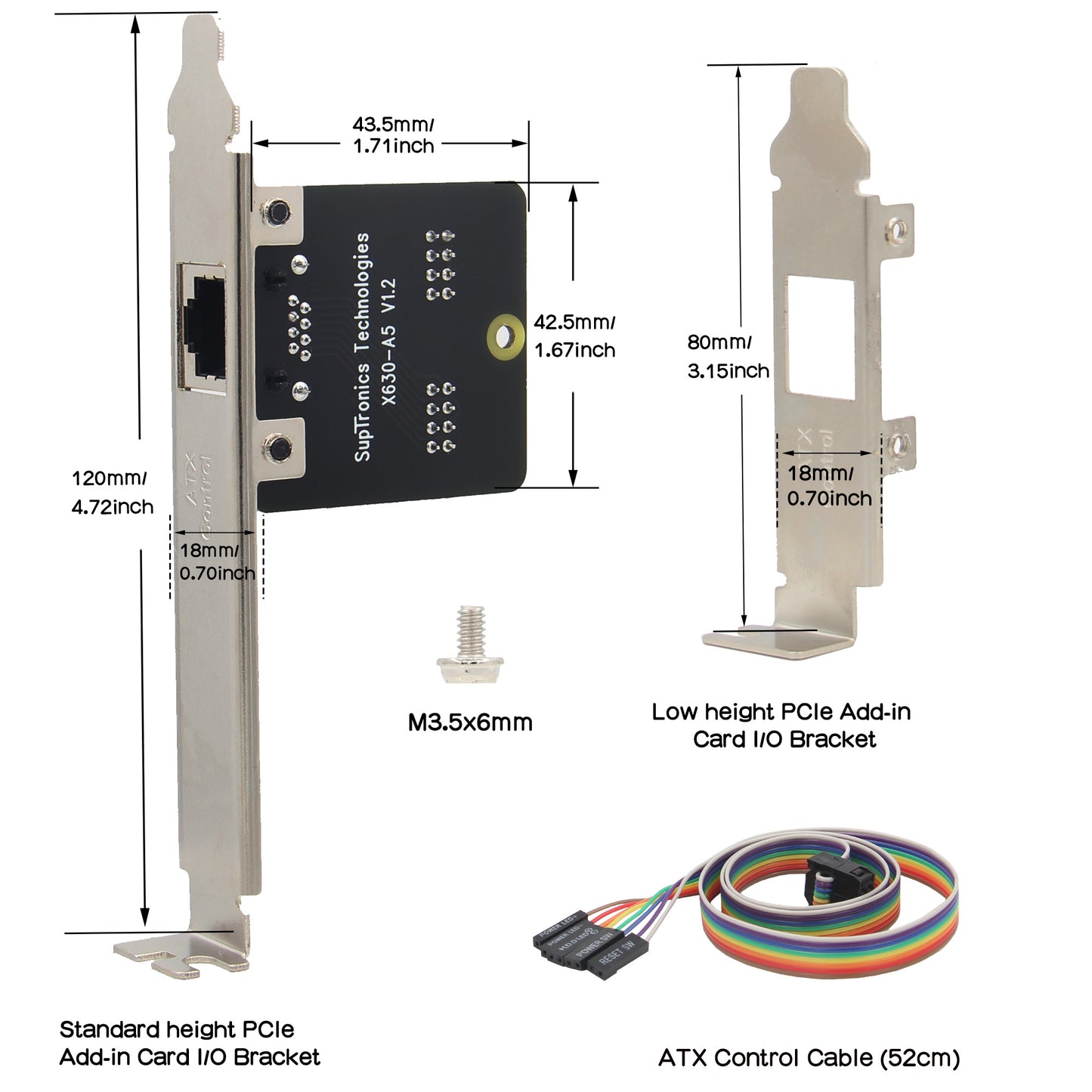 Geekworm X630-A5 ATX Shield for X680/KVM-A3/KVM-A4