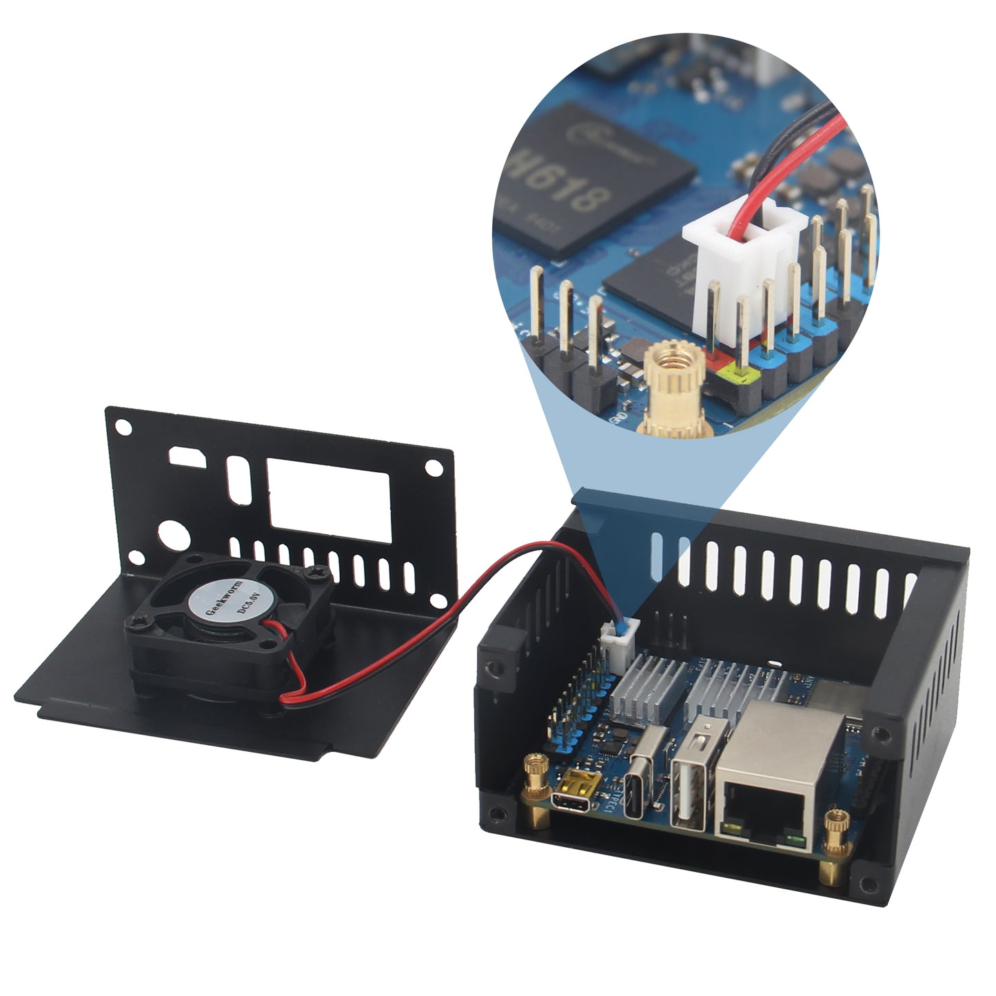 Orange Pi Zero 3 Metal Case (N502)