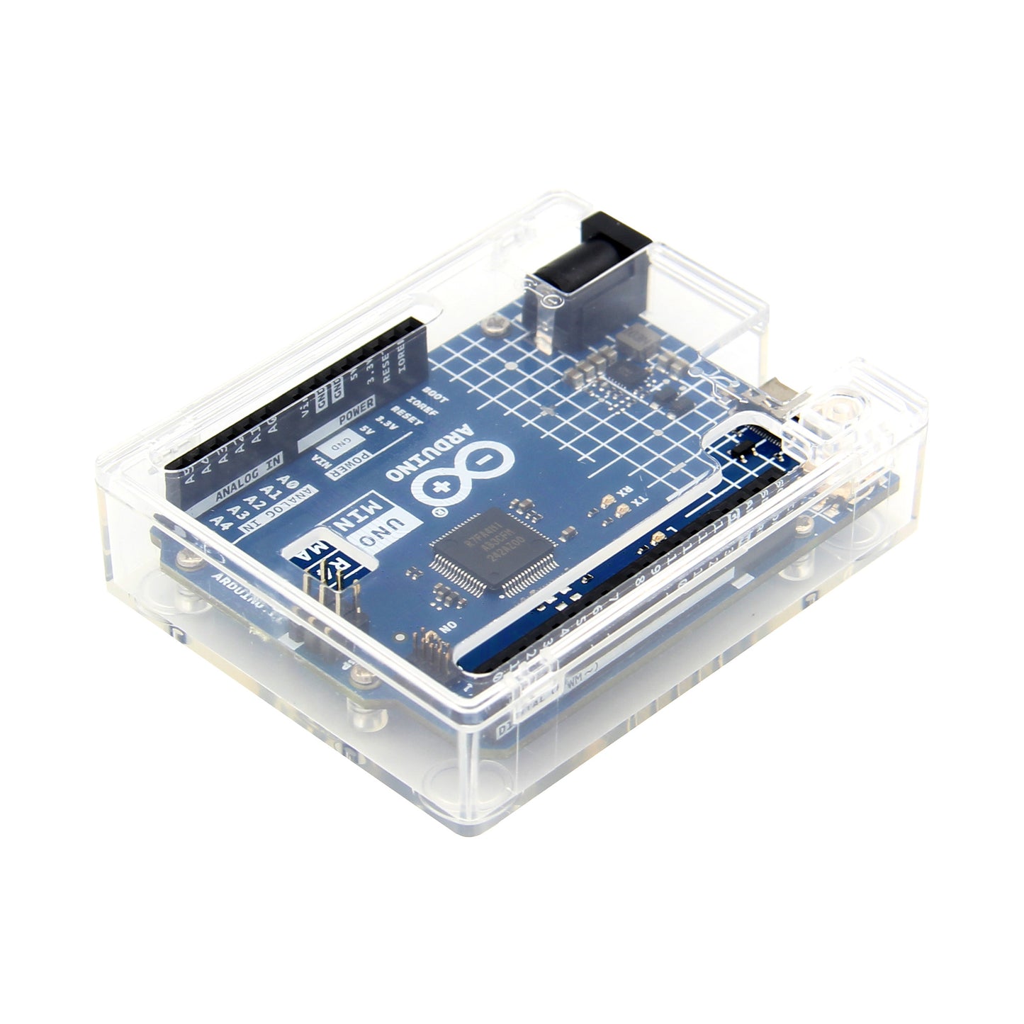 Geekworm UNO R3 ABS Case Compatible with Arduino UNO R4/UNO R3/UNO WiFi REV2/UNO REV3