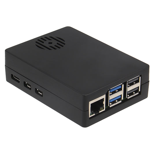 Geekworm Raspberry Pi 5 Aluminum Passive Cooling Case with Cooling Fan (P571)
