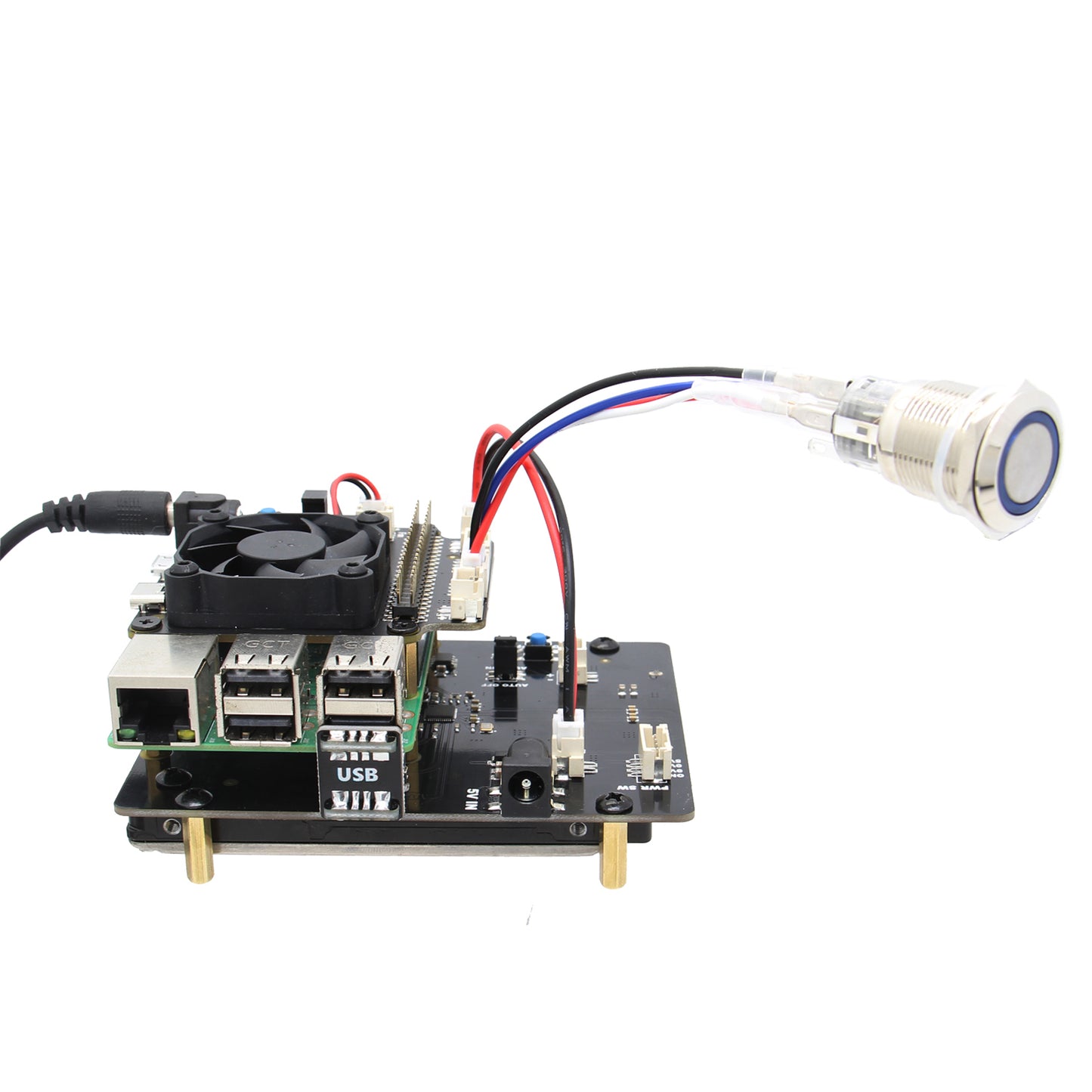 Raspberry Pi 3B+/3B X820 V3.0 USB 3.0 2.5" SATA HDD/SSD Storage Expansion Board