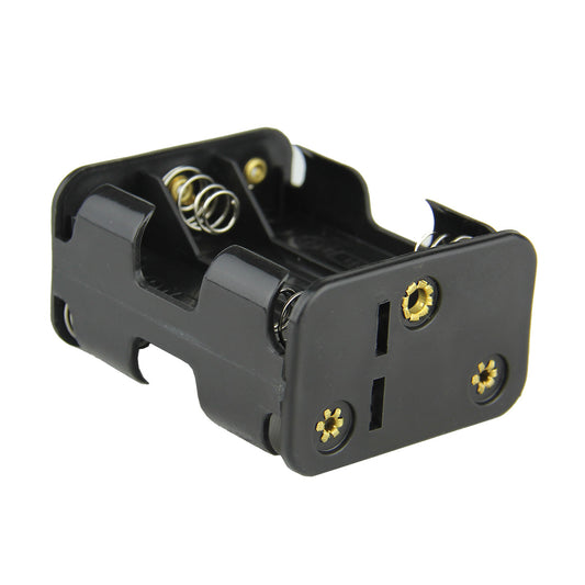 DIY 6-Slot AA Back-to-Back Battery Holder-Black