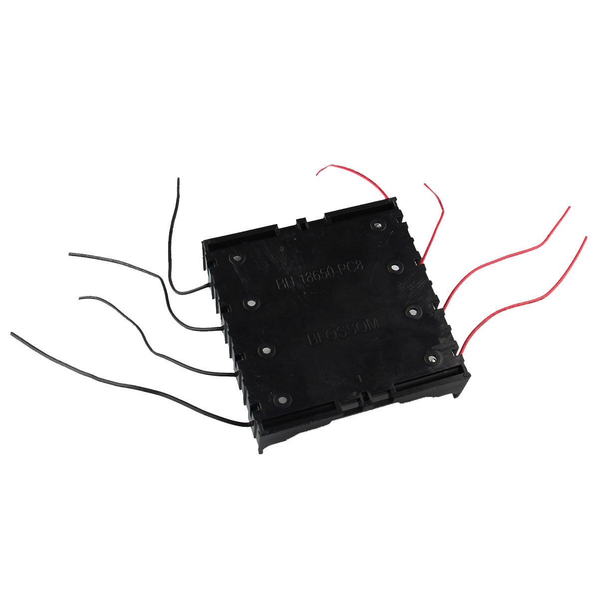 DIY 4-Slot 18650 Battery Holder (8 Leads)