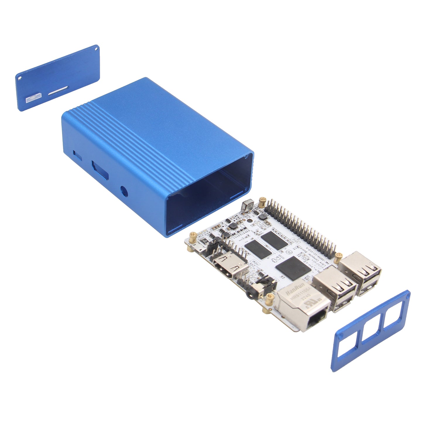 Geekworm Metal Aluminum Alloy Case for Raspberry Pi 3B+/3B/Libre Computer Board