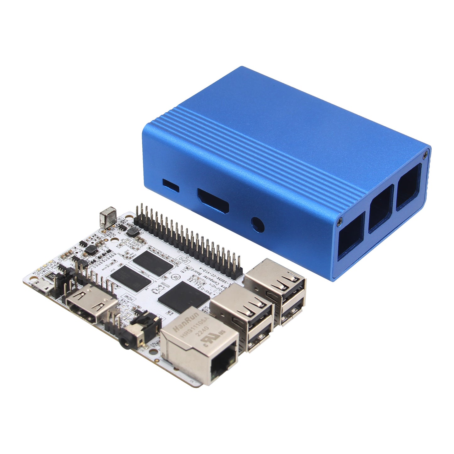 Geekworm Metal Aluminum Alloy Case for Raspberry Pi 3B+/3B/Libre Computer Board