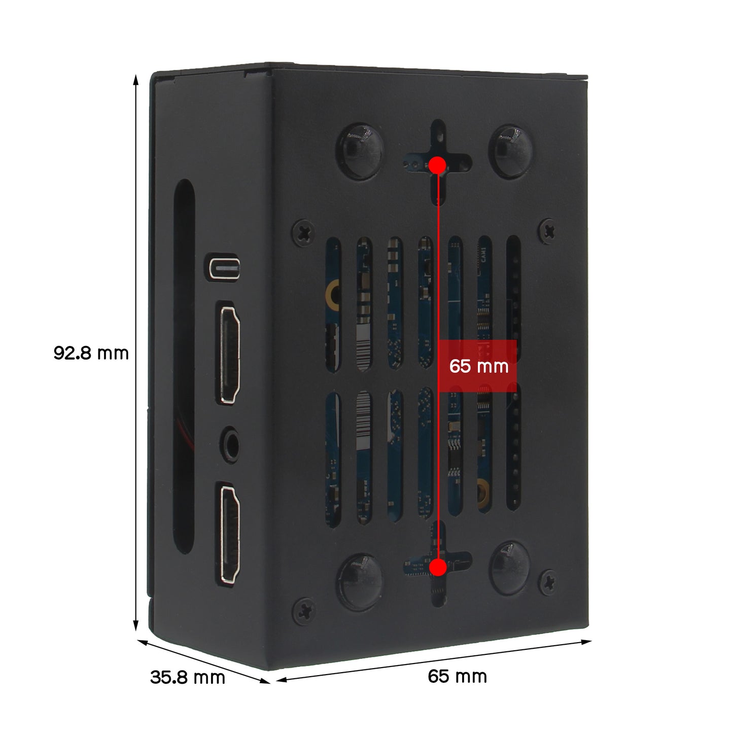 Geekworm N515 Metal Case for Orange Pi 5 Pro / Orange Pi 5 Max / Orange Pi 5 Ultra