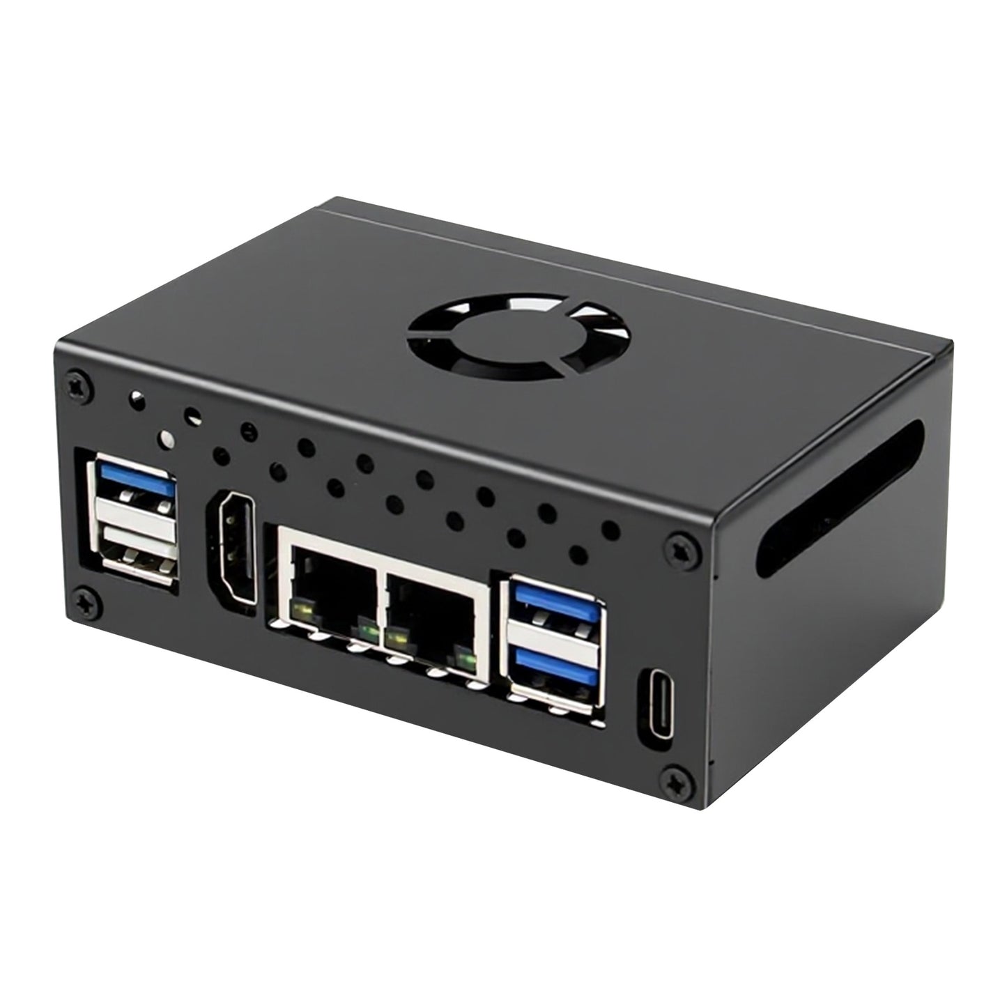 Geekworm N516 Metal Case with Cooling Fan and Heatsink for OrangePi RV2