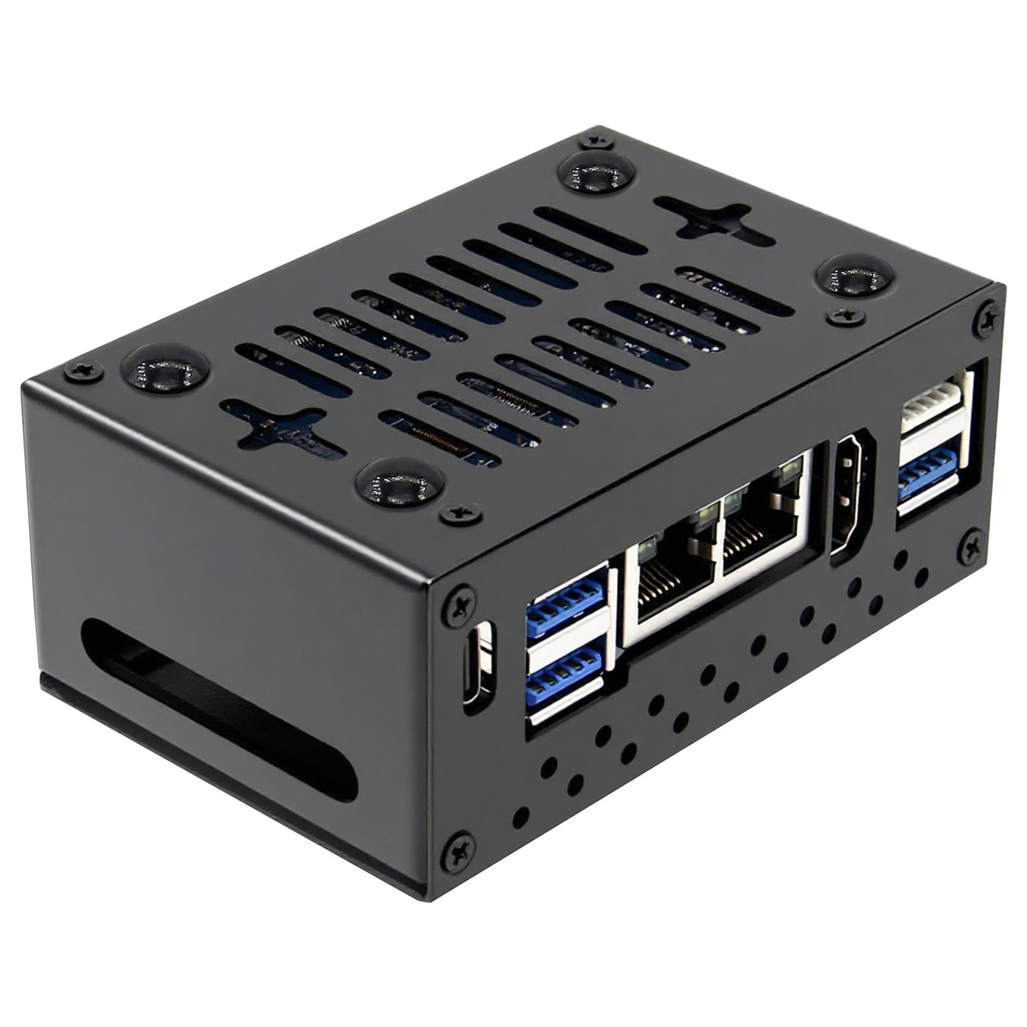 Geekworm N516 Metal Case with Cooling Fan and Heatsink for OrangePi RV2
