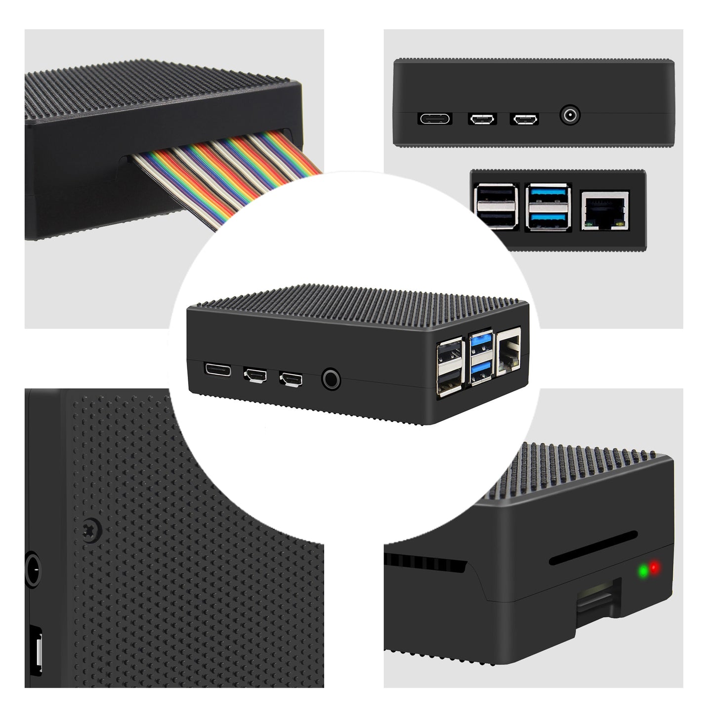 Geekworm Raspberry Pi 4 Aluminum Alloy Case (P330)