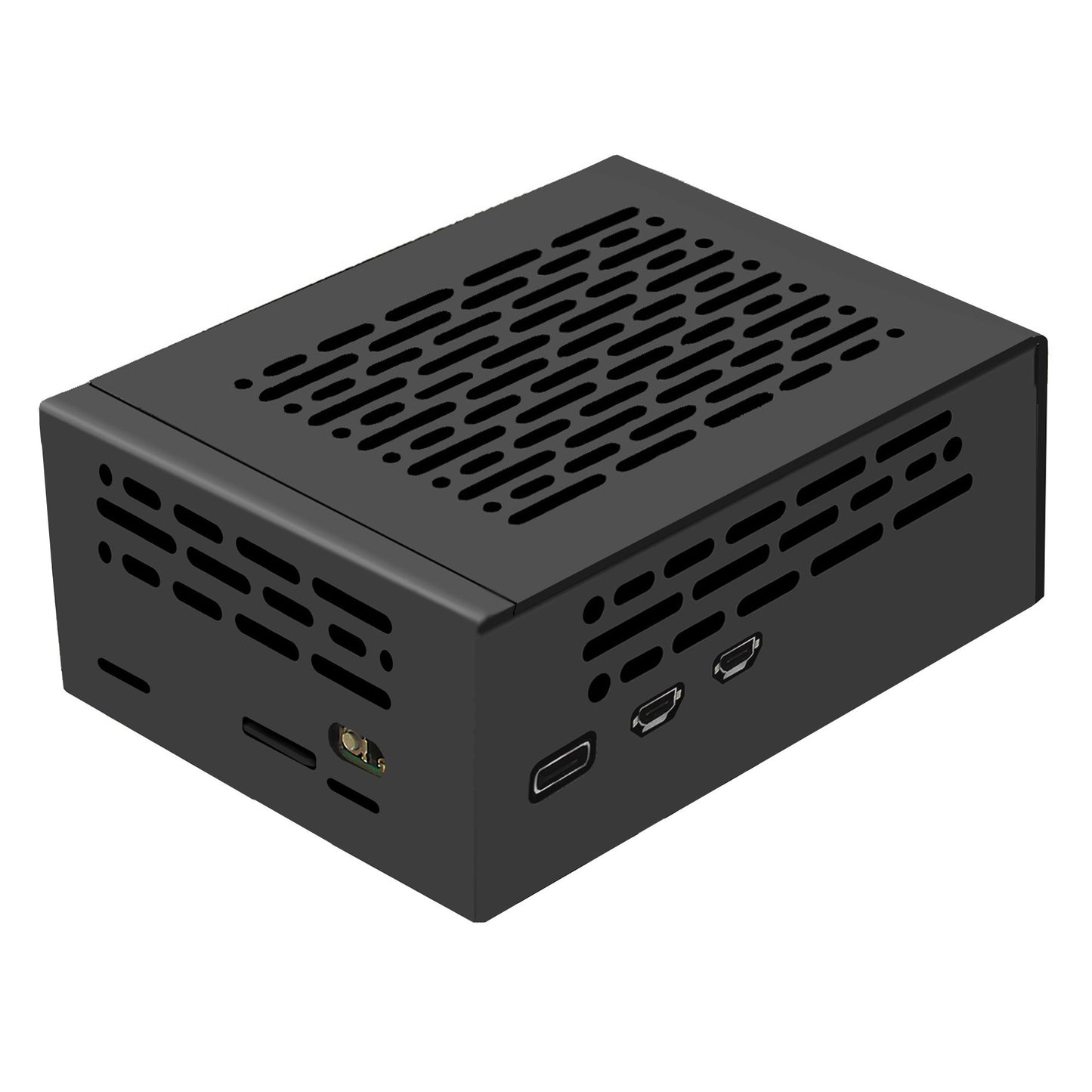 Geekworm P580 Raspberry Pi 5 PCIe Metal case Compatible with X1002/X1005