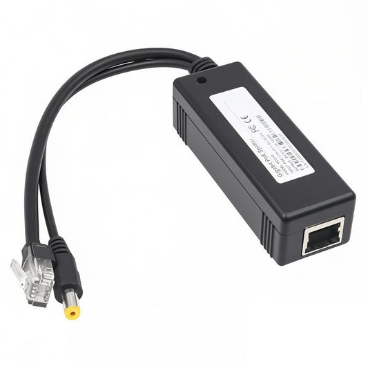 Geekworm 30W PoE Splitter 12V 2.5A Output IEEE 802.3at Standard for X1202/X1203/X1205/X729/X1010