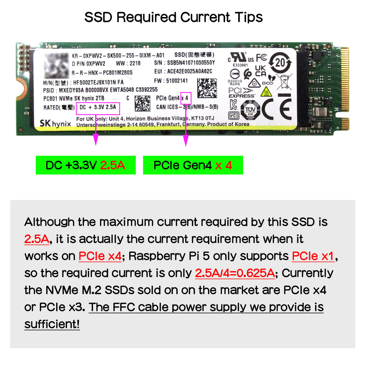 2-Power SSD M.2 PCIe (NVMe) 2280 | 256GB