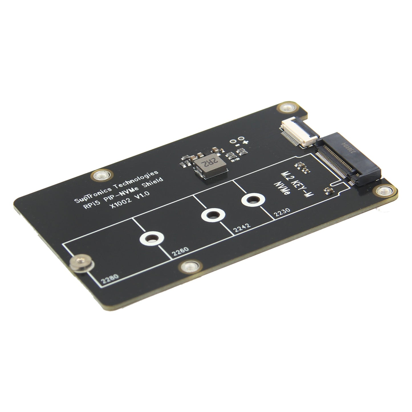 Geekworm X1002 PCIe to M.2 2280 NVMe SSD Bottom for Raspberry Pi 5
