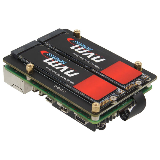 Geekworm X1005 PCIe to M.2 NVMe SSD PIP Bottom for Raspberry Pi 5