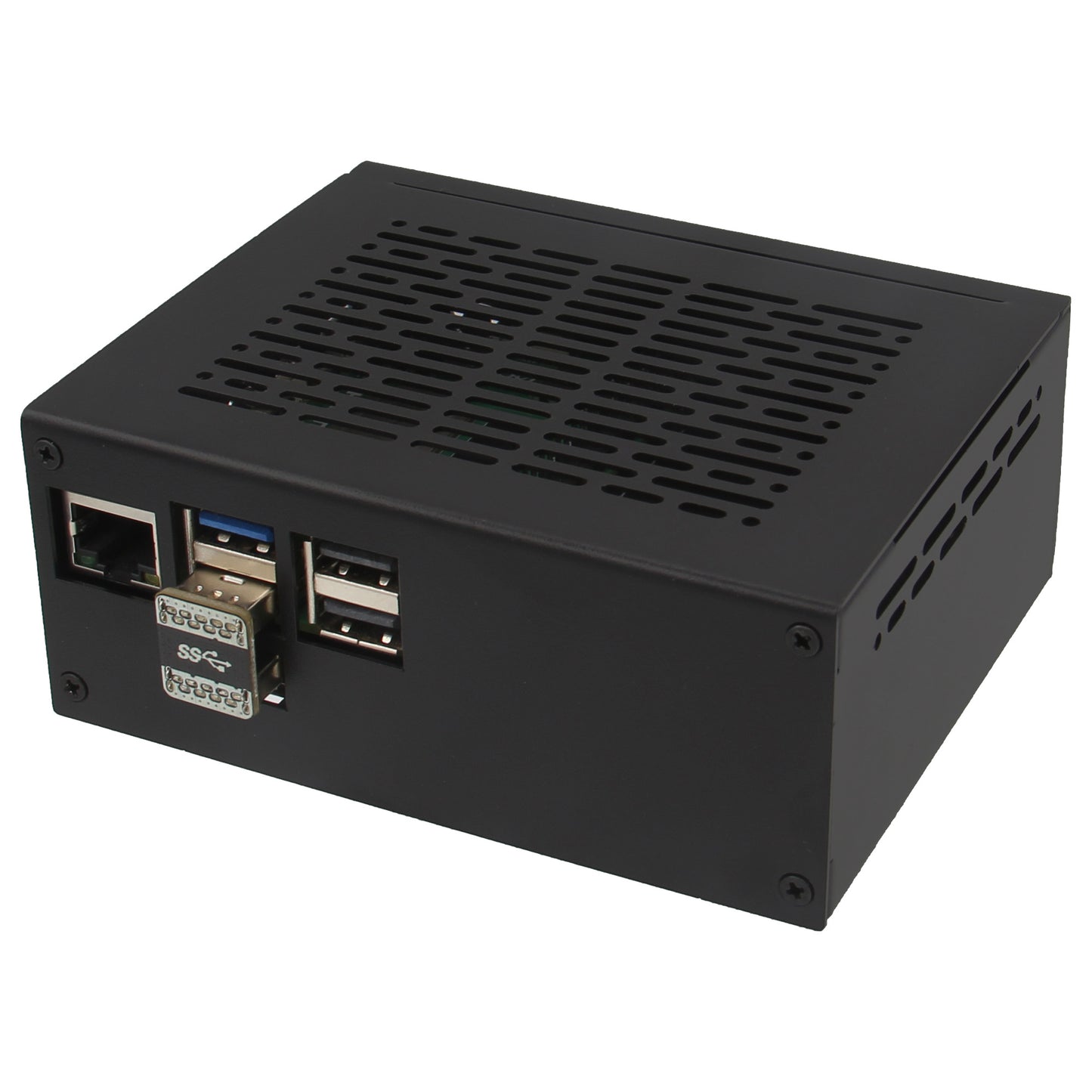 Geekworm X1100-C1 Metal Case for Raspberry Pi 5& X1100 Shield