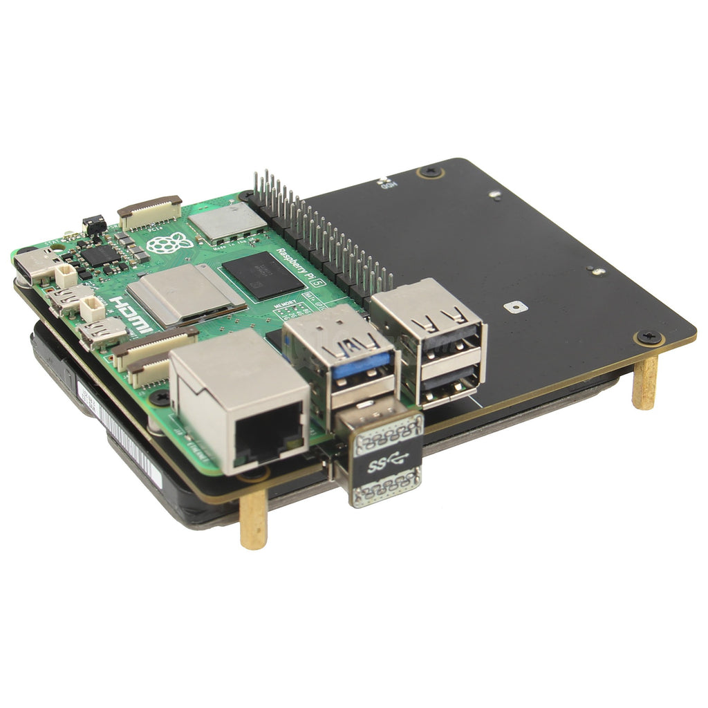 Geekworm X1100 2.5" SATA HDD/SSD Shield for Raspberry Pi 5
