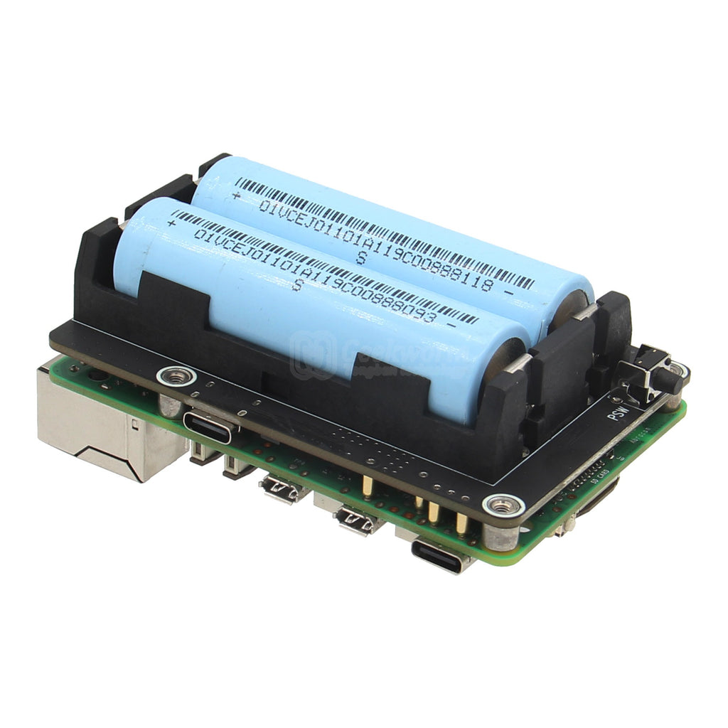 Geekworm X1200 2-Cell 18650 5.1V 5A UPS HAT for Raspberry Pi 5 Series