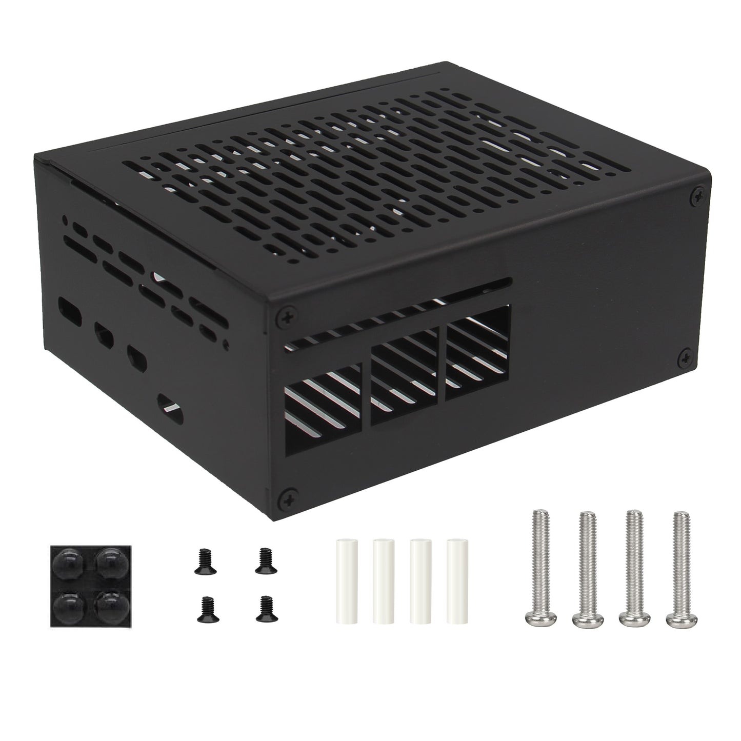 Geekworm X1201-C1 Metal Case for Raspberry Pi 5 X1201 UPS Shield