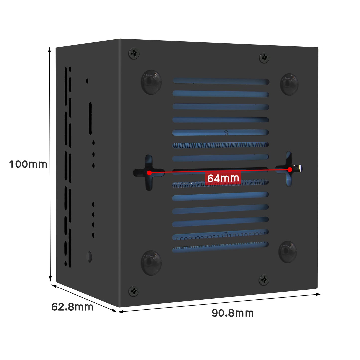 Geekworm X1202-C1 Metal Case for Raspberry Pi 5 X1202 UPS Shield