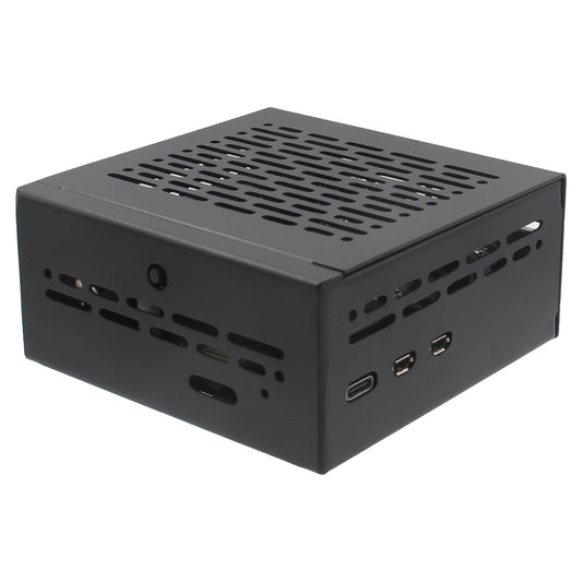 Geekworm X1207-C1 Metal Case for Raspberry Pi 5 and X1207/ X1208 UPS Shield