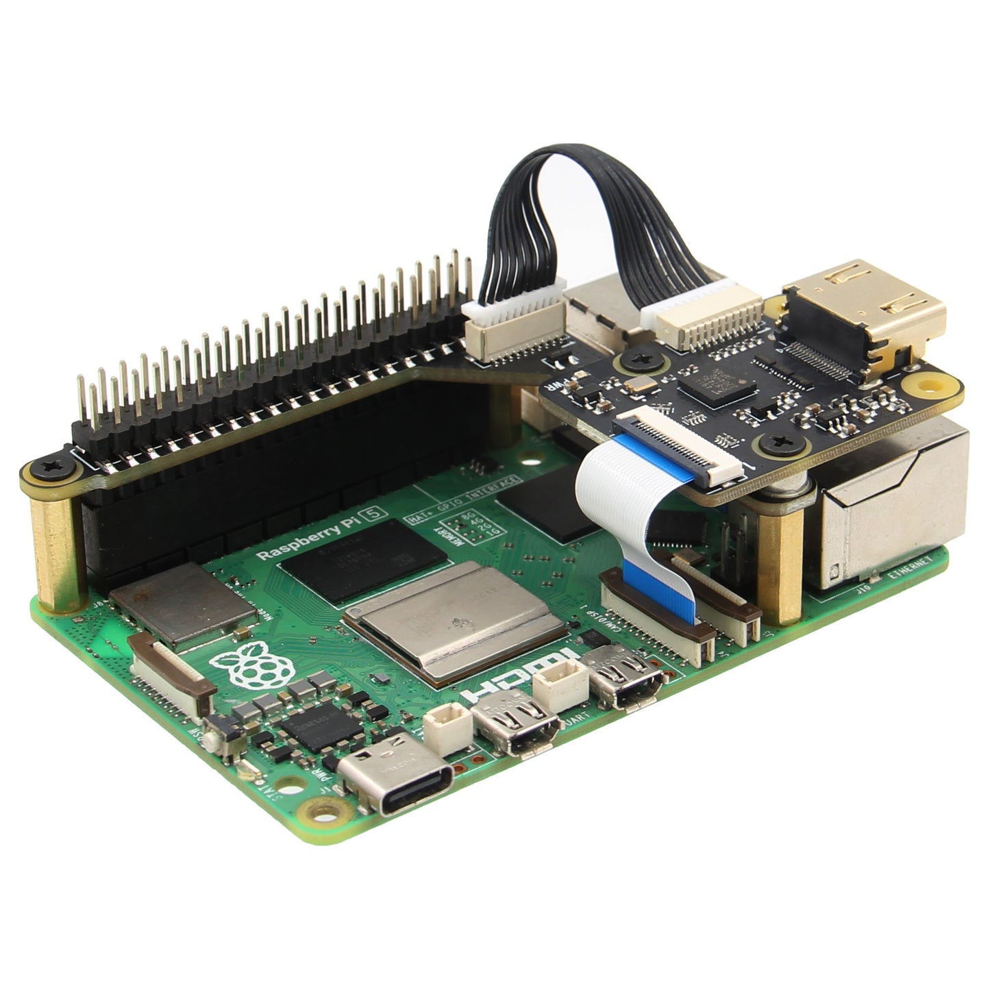 Geekworm X1300-A2 I2S Audio Accessory Auxiliary Board for X1300 / X630