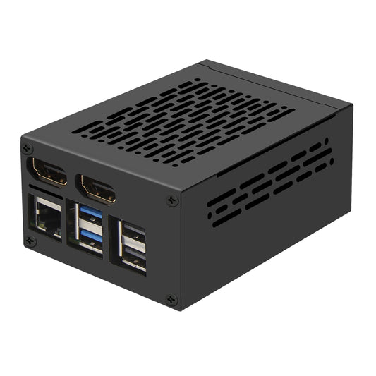 Geekworm X1301-C1 Metal Case Compatible with Raspberry Pi 5 and X1301
