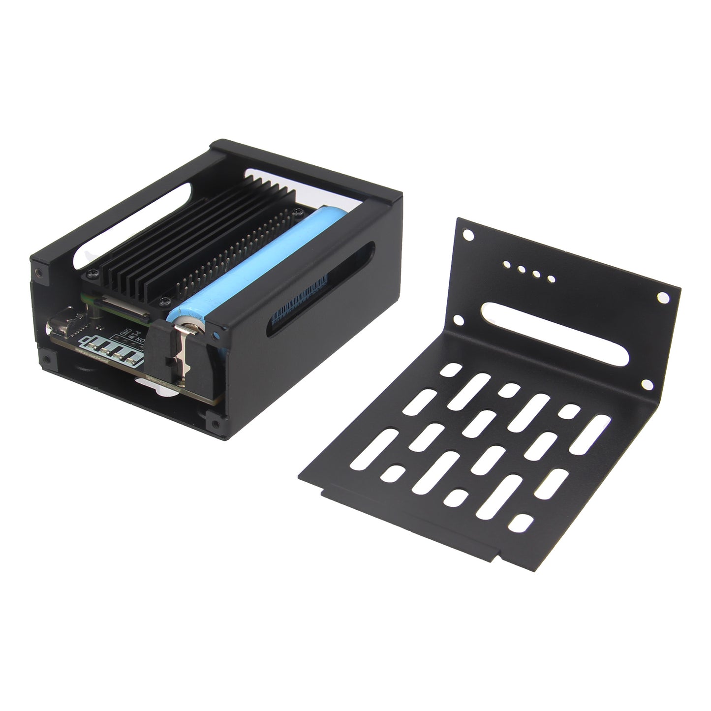 Geekworm X306-C1 Metal Case Compatible with Raspberry Pi Zero 2W and X306 V1.3