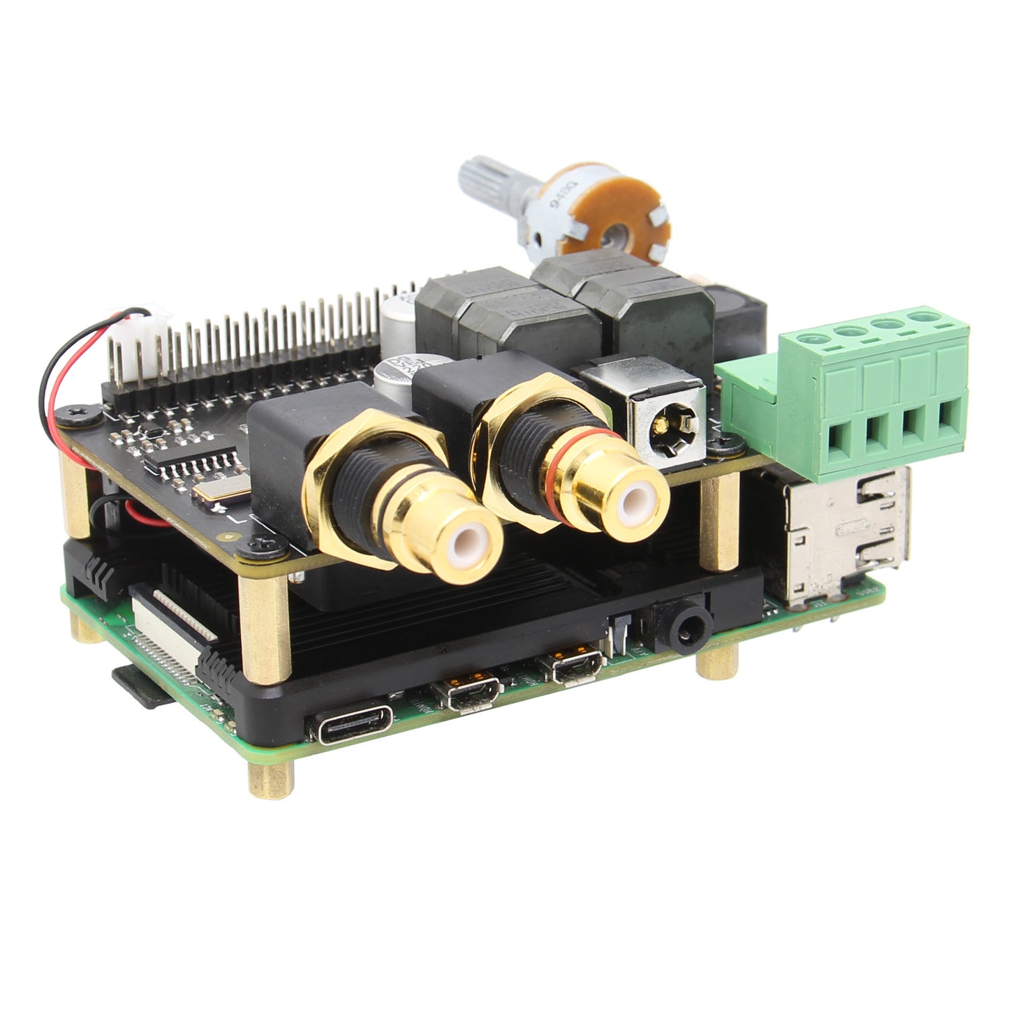 Raspberry Pi X5500 HiFi DAC+AMP Expansion Board Support X876/X710/X850/X862