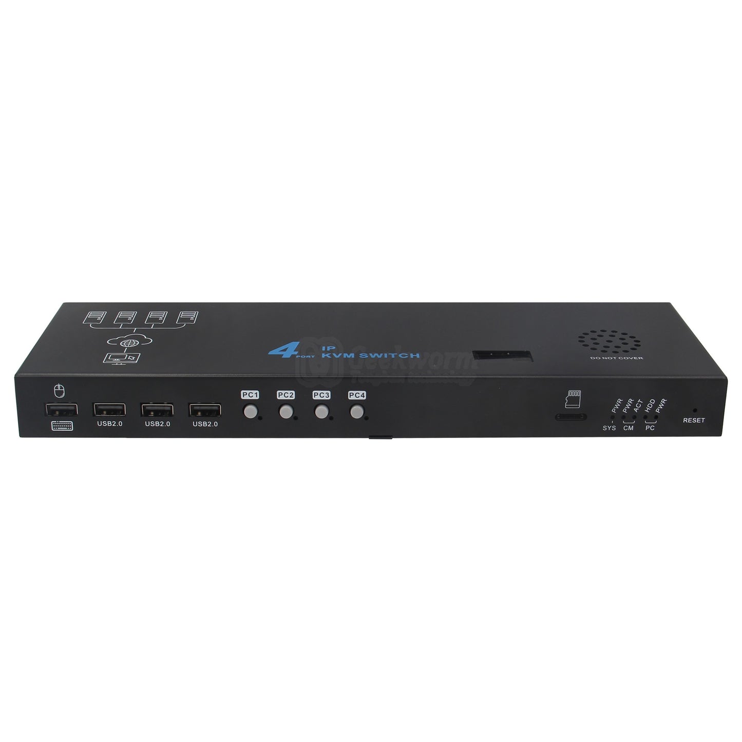 Geekworm X680 4-port IP KVM Switch for Raspberry Pi Compute Module 4(CM4)