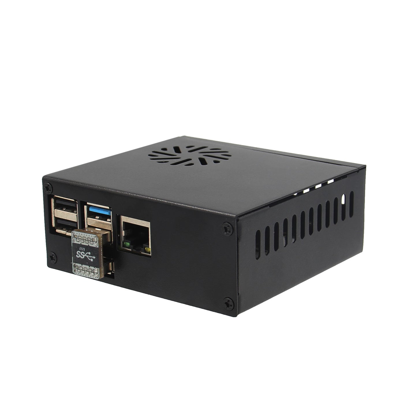Geekworm X863-C1 Metal Case for Raspberry Pi 4 & X876/X863