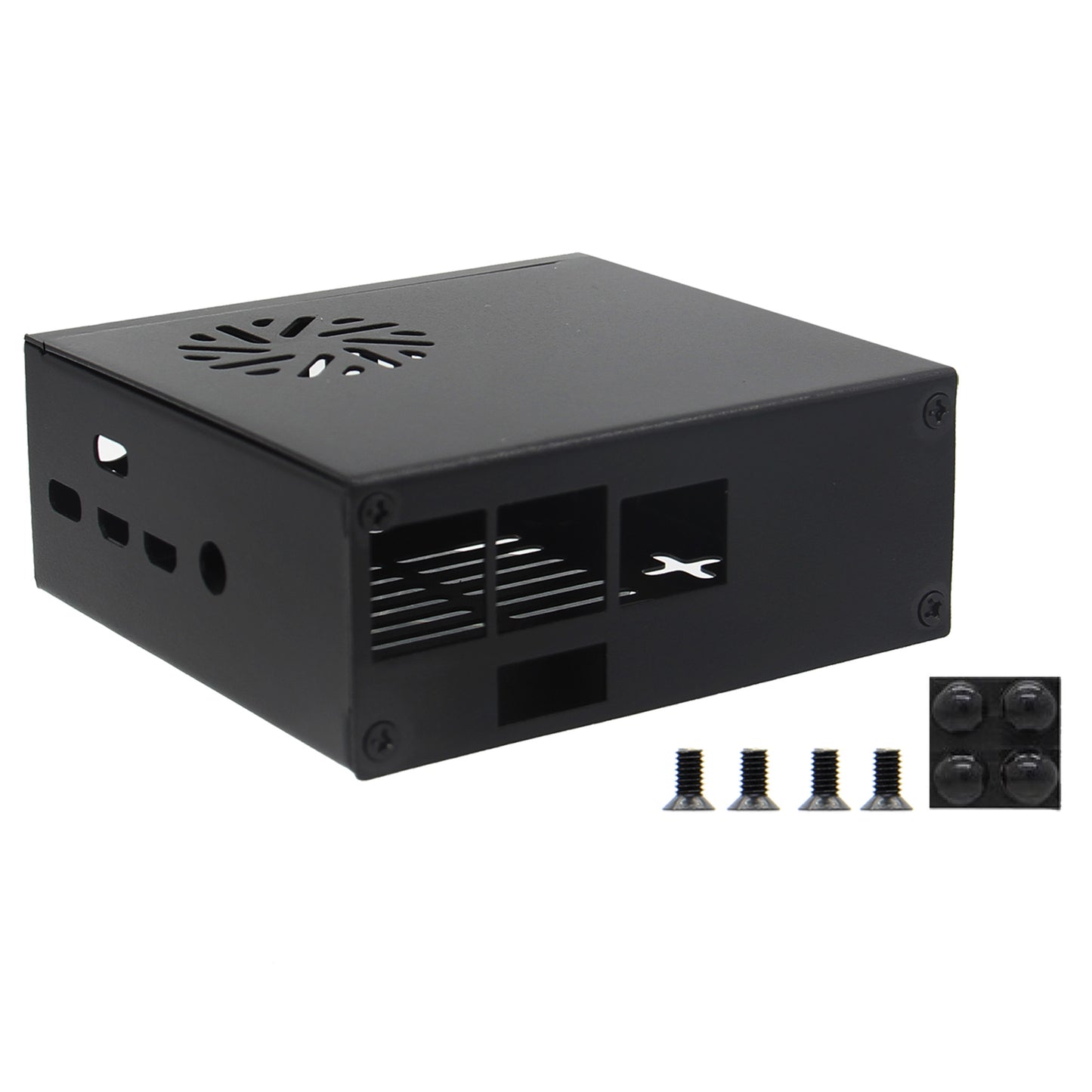 Geekworm X863-C1 Metal Case for Raspberry Pi 4 & X876/X863