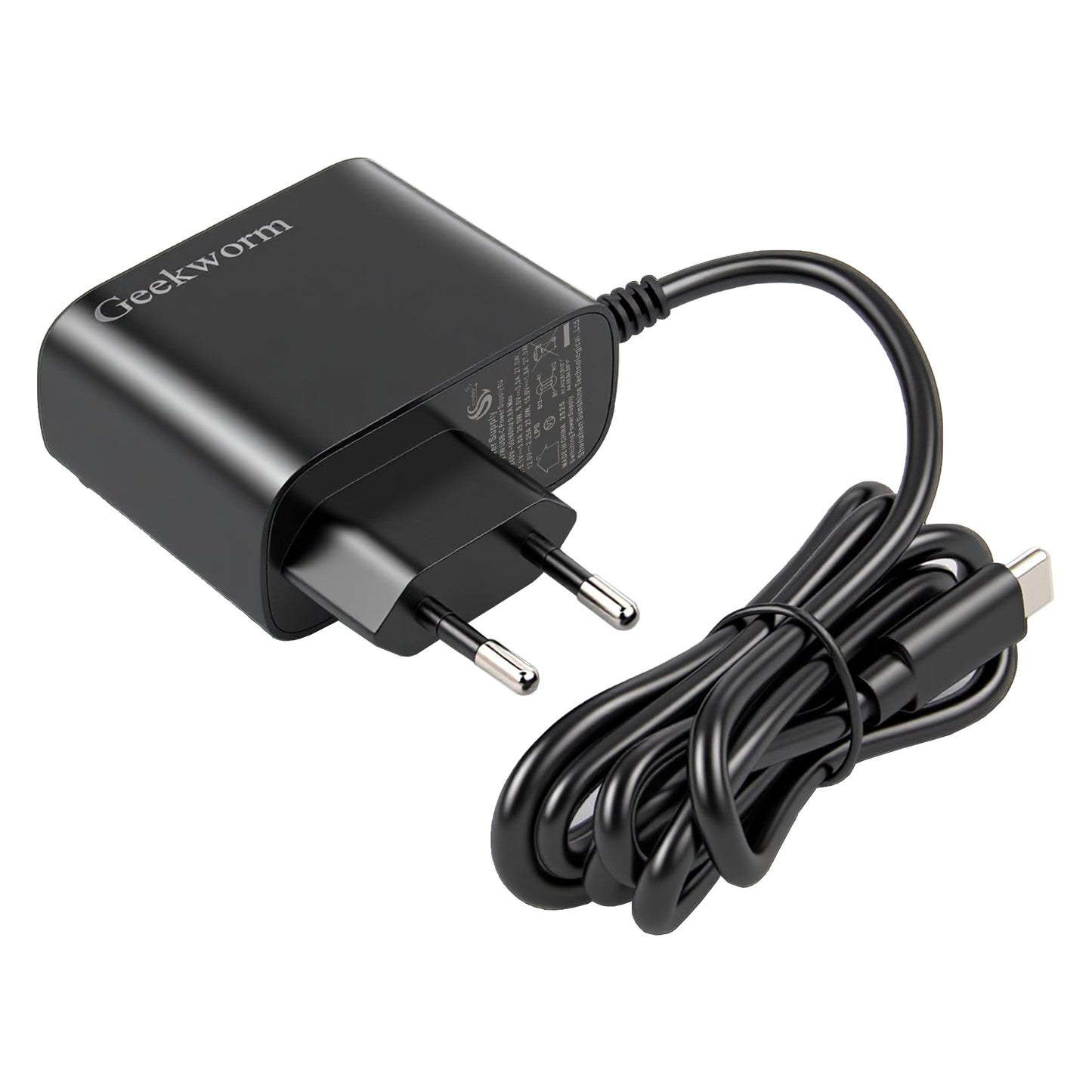Geekworm GaN PD 27W 5.1V 5A Power Supply for Raspberry Pi 5