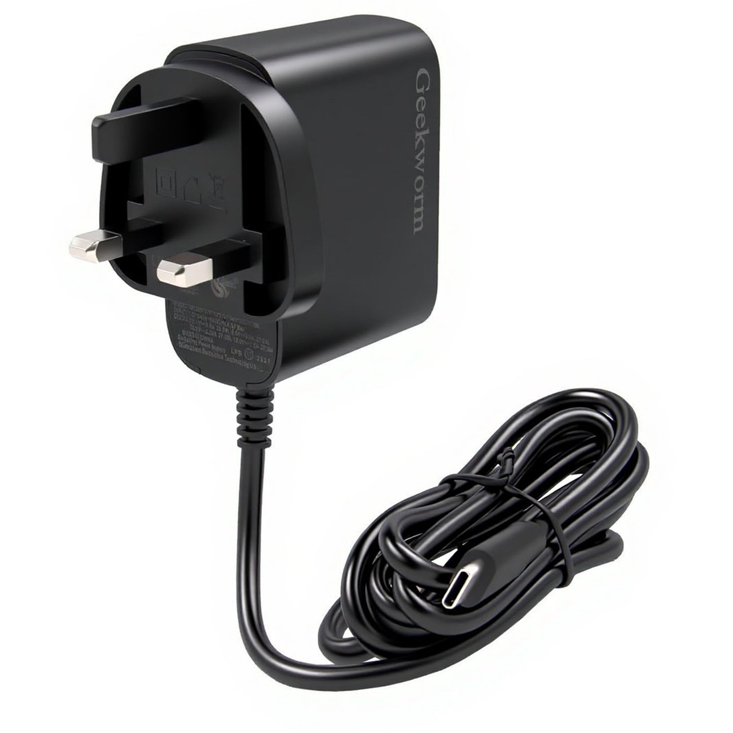 Geekworm GaN PD 27W 5.1V 5A Power Supply for Raspberry Pi 5
