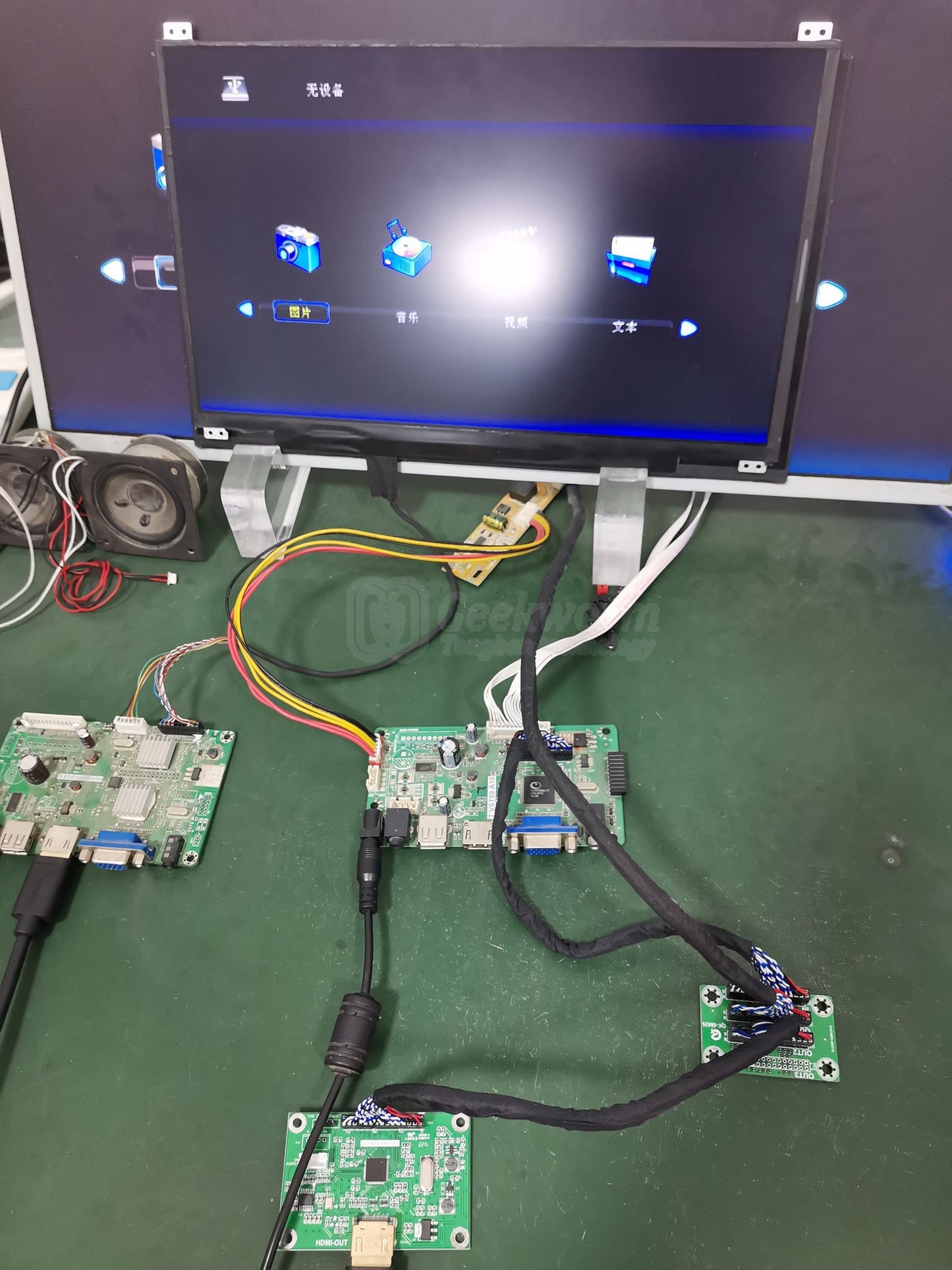 Geekworm LVDS to HDMI Adapter Board with LVDS Cable