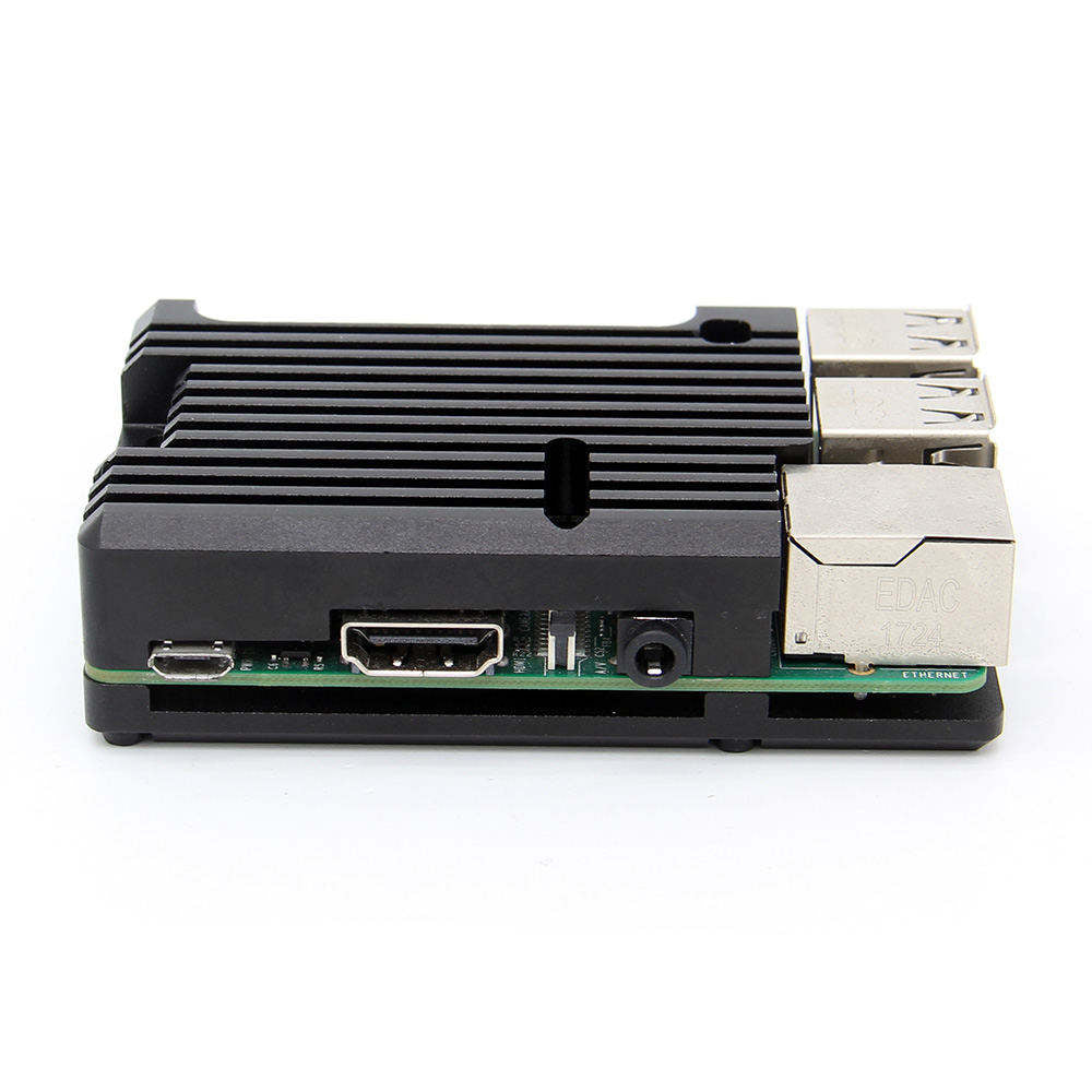 Raspberry Pi 3B+/3B Aluminium Alloy Armor Cooling Case(P122-B)