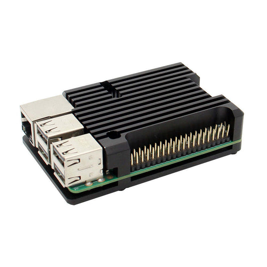 Raspberry Pi 3B+/3B Aluminium Alloy Armor Cooling Case(P122-B)