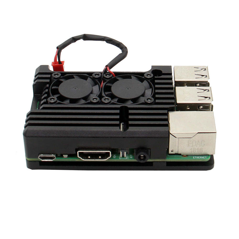 Raspberry Pi 3B+/3B Aluminium Alloy Armor Cooling Case(P122-B)